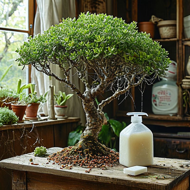 Защита Крассулы с помощью хозяйственного мыла: безопасное решение для борьбы с вредителями