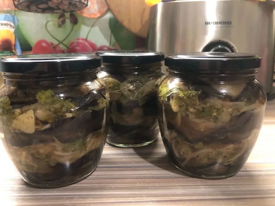 Баклажаны под грибы как лёгкая летняя закуска к картофелю