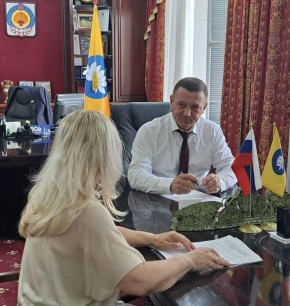 Спикер регионального парламента провел прием граждан