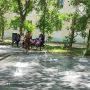 У фонтана на улице им. Б.Б. Городовикова в Элисте всегда особенно оживленно