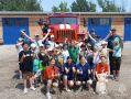 Воспитанники пришкольного лагеря СОШ №2 в Городовиковске пришли в гости в пожарно-спасательную часть