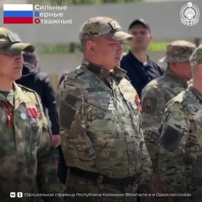 В 2022 году Дольган Ханаев подписал контракт с минобороны России