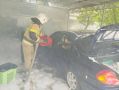 Спасатели потушили горящий автомобиль в Городовиковске