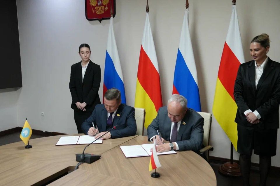 Подписано соглашение о сотрудничестве с Парламентом РСО-Алания