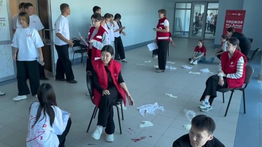 «Движение Первых» в Калмыкии: Юные герои учатся спасать жизни на Региональном чемпионате по первой помощи