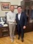 Встретился сегодня с Главой Республики Калмыкия, председателем высшего наблюдательного совета Федерации кикбоксинга России Бату Хасиковым