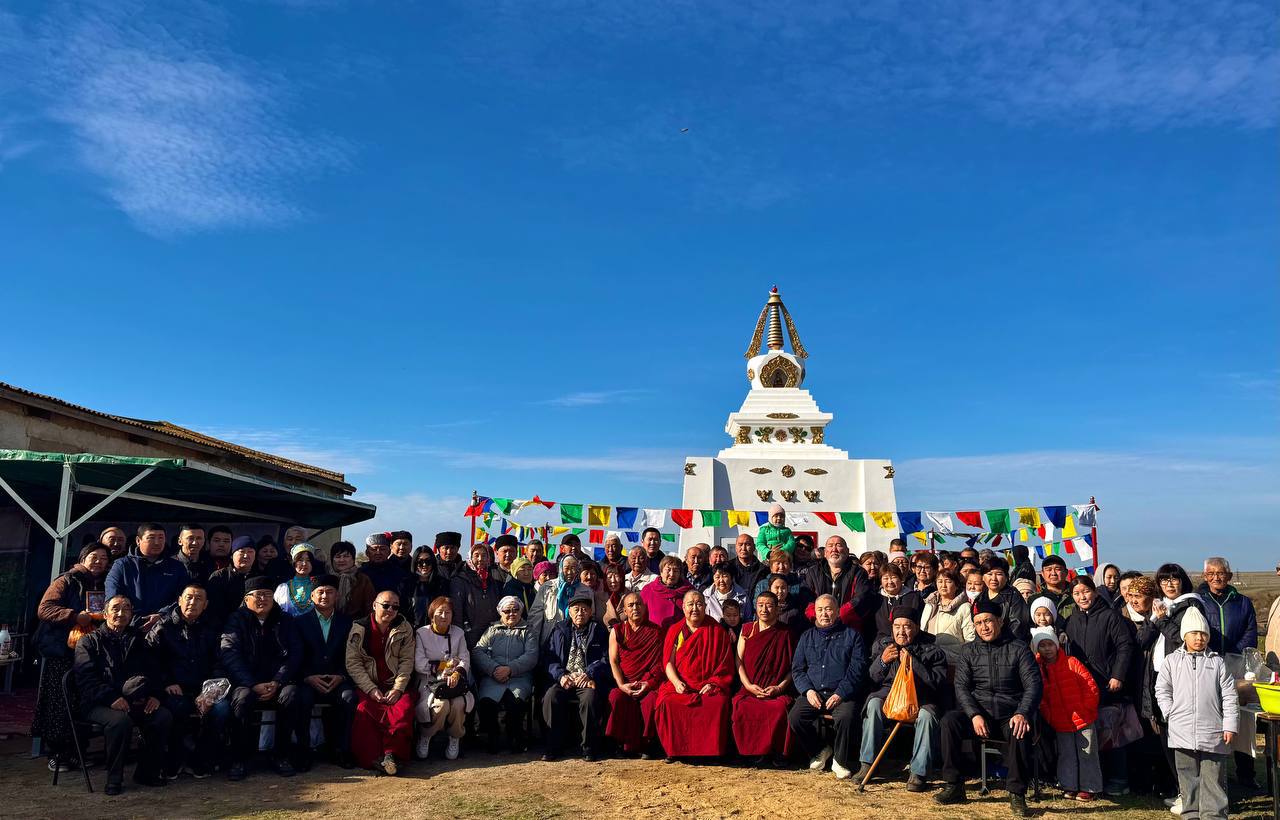 В селе Кегульта открыли Ступу Просветления! В селе Кегульта открыли Ступу Просветления!