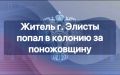 Прокуратура города поддержала государственное обвинение по уголовному делу в отношении 22-летнего жителя Элисты