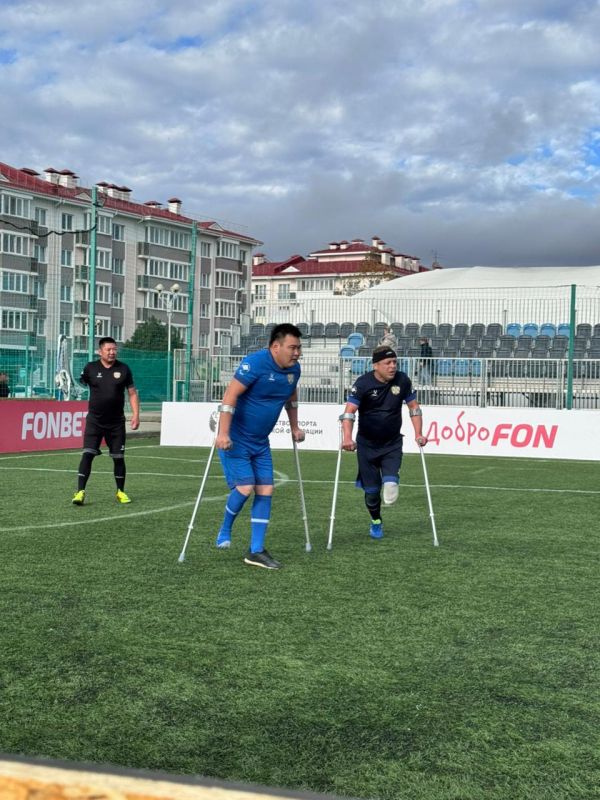 Команда из Калмыкии на финале «Стальной воли» — футбол ампутантов «Лига Героев»