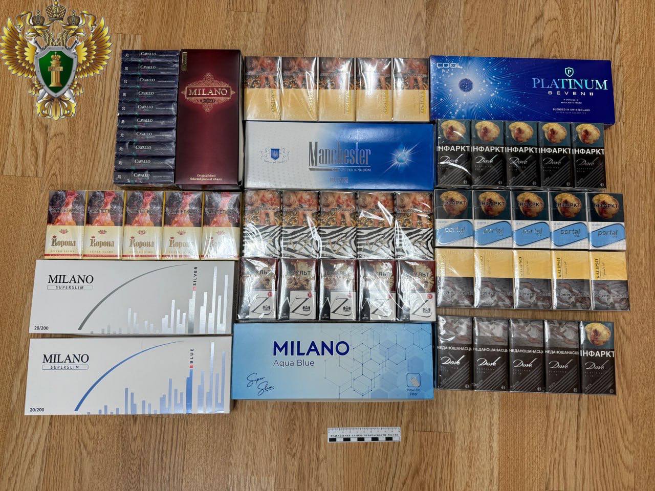 Прокуратура Калмыкии направила в суд дело о незаконном обороте табачной продукции на сумму более 8,8 млн рублей Прокуратура Калмыкии направила в суд дело о незаконном обороте табачной продукции на сумму более 8,8 млн рублей