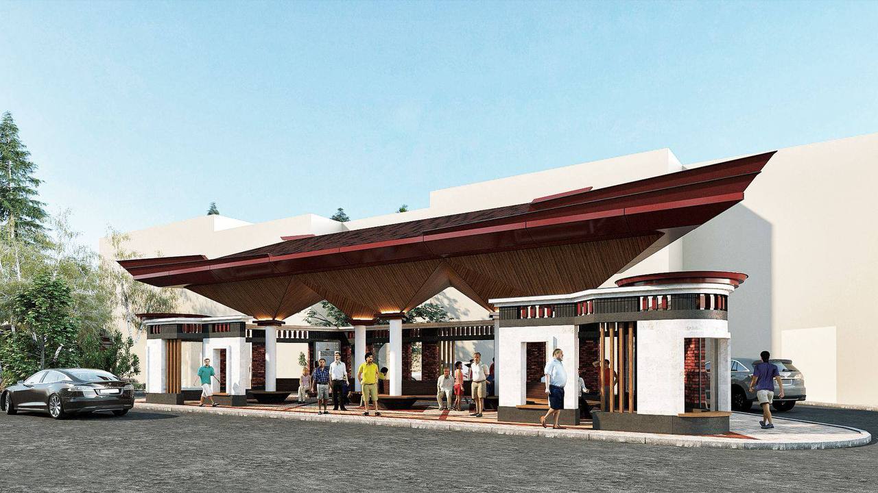 Как будет выглядеть новая остановка «Гостиница»? Как будет выглядеть новая остановка «Гостиница»?