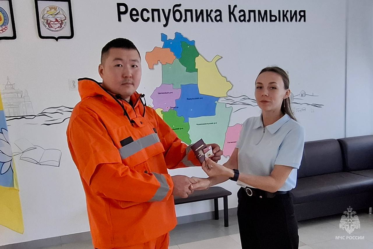 Лучший добровольный пожарный Южного федерального округа живет в Калмыкии!!!