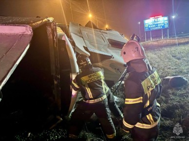 В Целинном районе огнеборцы ликвидировали последствия ДТП