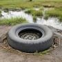 Как создать уютный уголок на заболоченной земле с помощью дренажного колодца из покрышек