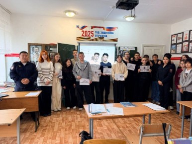 Сотрудники полиции Отдела МВД России по Целинному району проводят профилактическую работу в рамках второго этапа ОПО "Чистое поколение-2025"