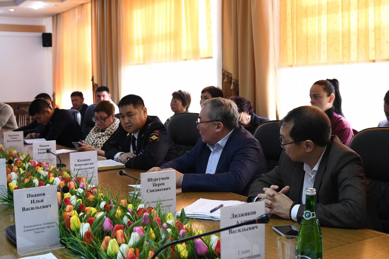 Глава Администрации города Элисты Алдар Лиджиков провел еженедельное аппаратное совещание Глава Администрации города Элисты Алдар Лиджиков провел еженедельное аппаратное совещание