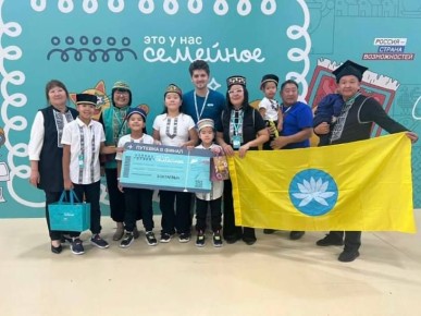 Семья Боктаевых из Юстинского района — в финале Всероссийского конкурса «Это у нас семейное»!