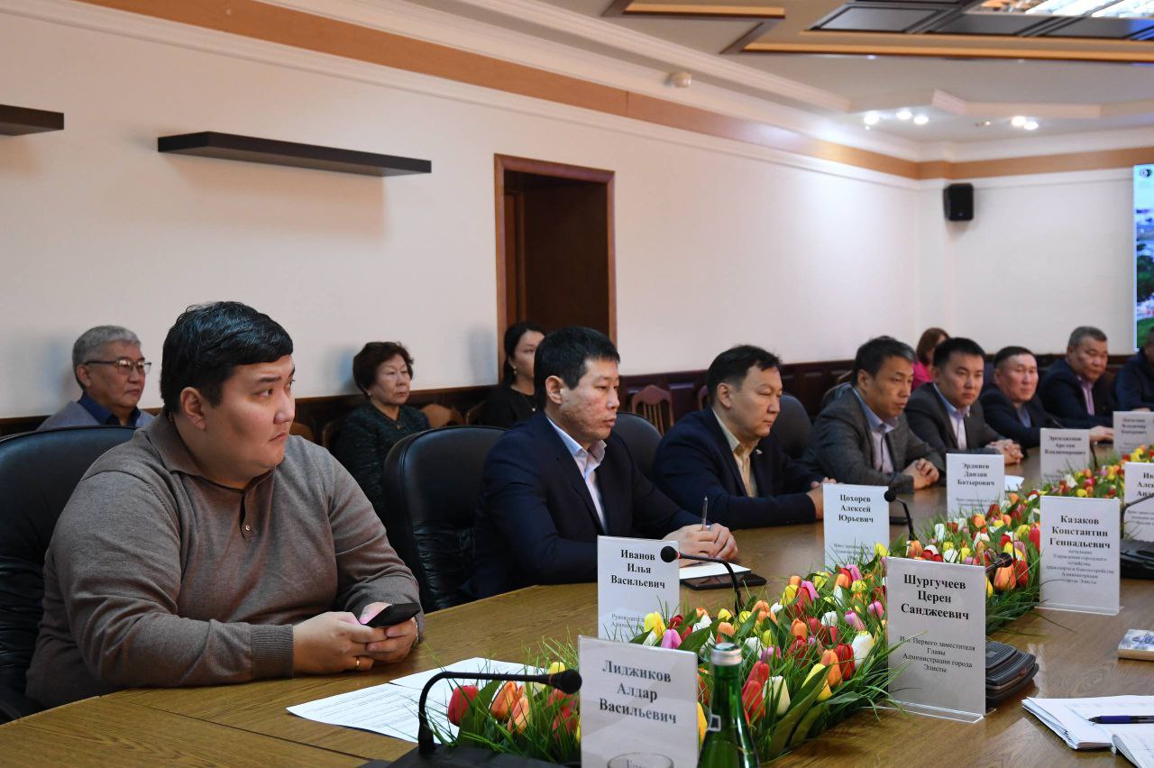 Глава Администрации города Элисты Алдар Лиджиков провел еженедельное аппаратное совещание Глава Администрации города Элисты Алдар Лиджиков провел еженедельное аппаратное совещание