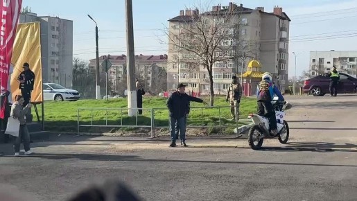 Участники соревнования по моторалли - баха «Великая степь»