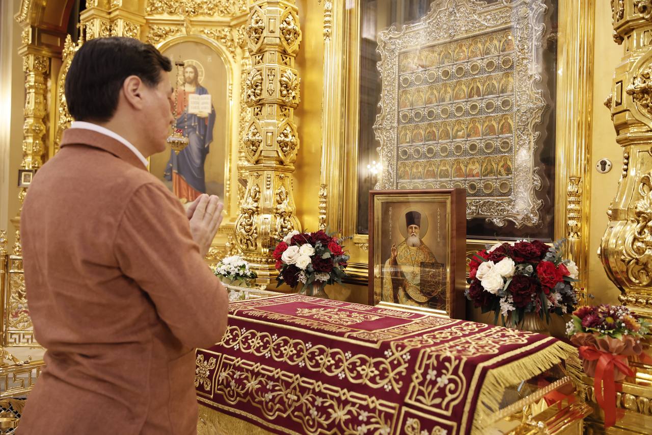 Бату Хасиков: Работаю в Ростове-на-Дону. Состоялась встреча с Главой Донской митрополии митрополитом Ростовским и Новочеркасским Меркурием Бату Хасиков: Работаю в Ростове-на-Дону. Состоялась встреча с Главой Донской митрополии митрополитом Ростовским и Новочеркасским Меркурием