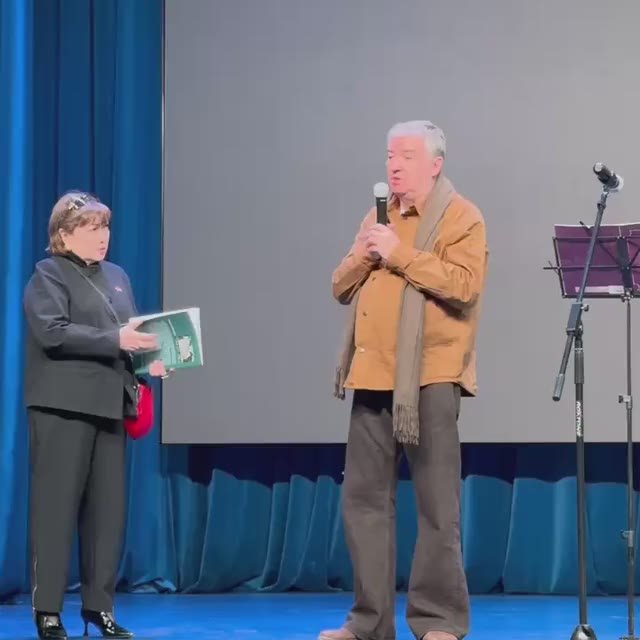 Во Дворце детского творчества состоялась презентация документального фильма режиссера Ирины Долгиной «Вадим Пальмов. Сольный концерт Жизнь»