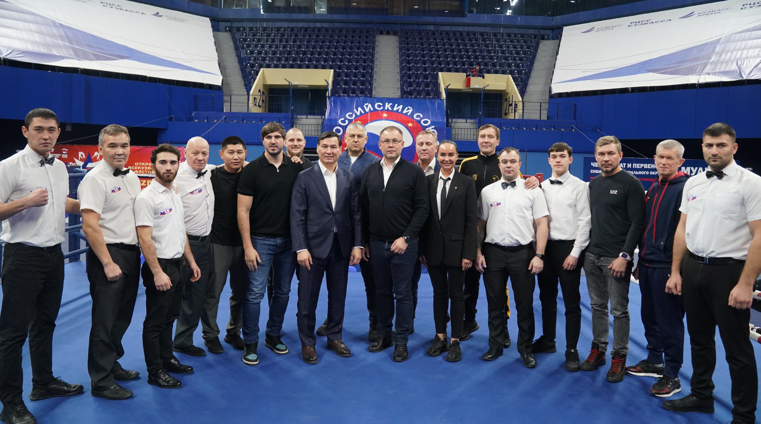 Яркой и символичной кульминацией юбилейного, 10-го Всекузбасского фестиваля боевых искусств «КУZБАСС ZА ПОБЕДУ» стала матчевая встреча между командами Калмыкии и Кузбасса Яркой и символичной кульминацией юбилейного, 10-го Всекузбасского фестиваля боевых искусств «КУZБАСС ZА ПОБЕДУ» стала матчевая встреча между командами Калмыкии и Кузбасса