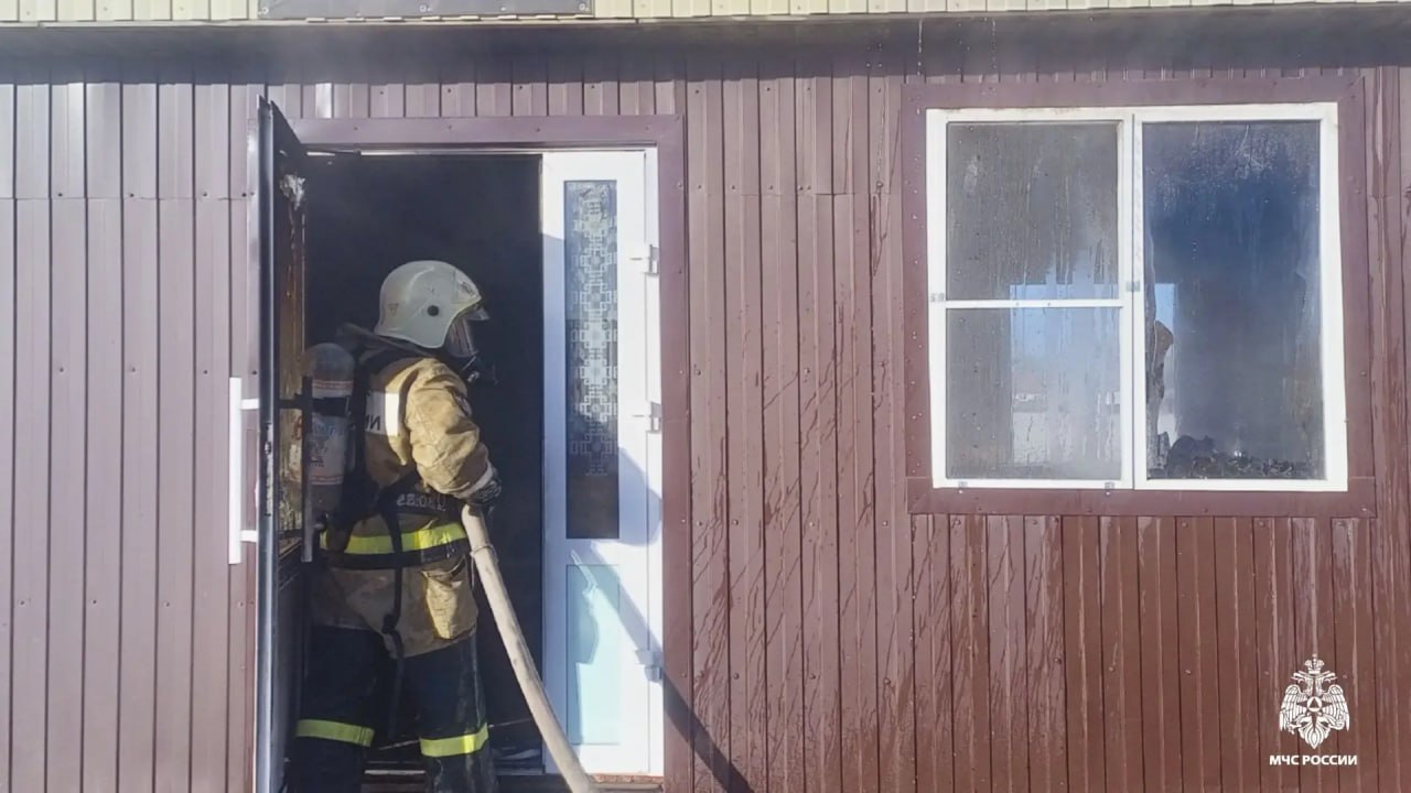 В Кетченеровском районе потушен пожар