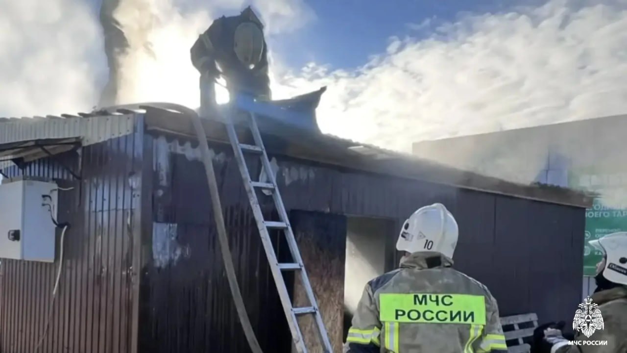 В Кетченеровском районе потушен пожар В Кетченеровском районе потушен пожар