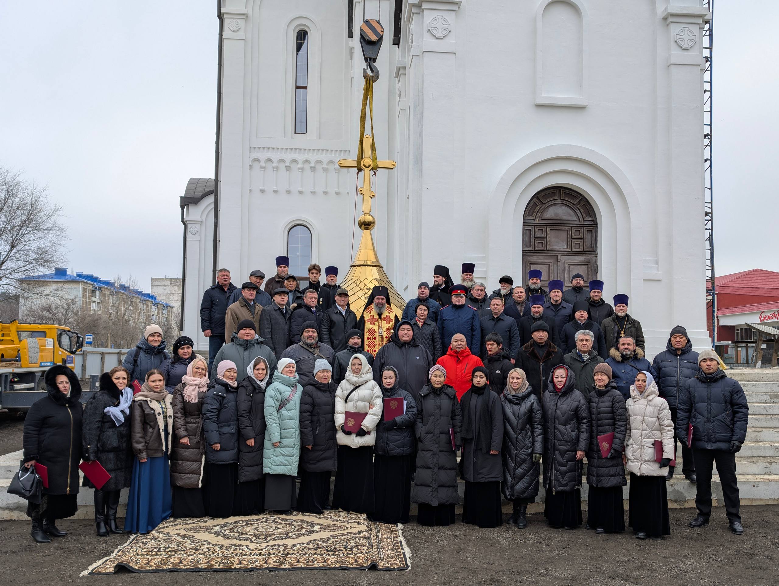 Строительство собора близится к завершению Строительство собора близится к завершению
