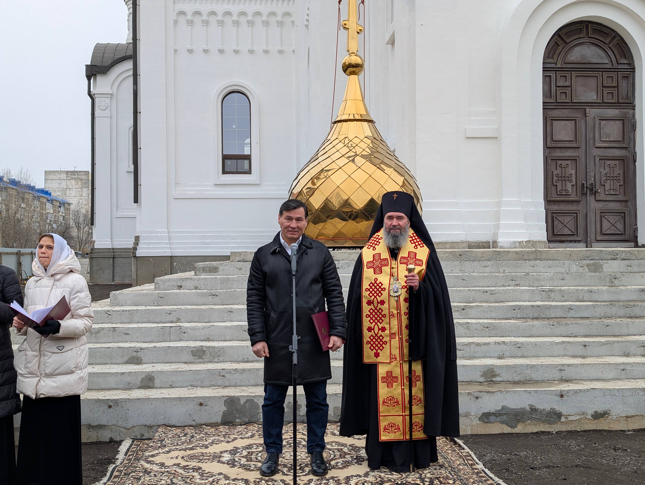 Строительство собора близится к завершению Строительство собора близится к завершению