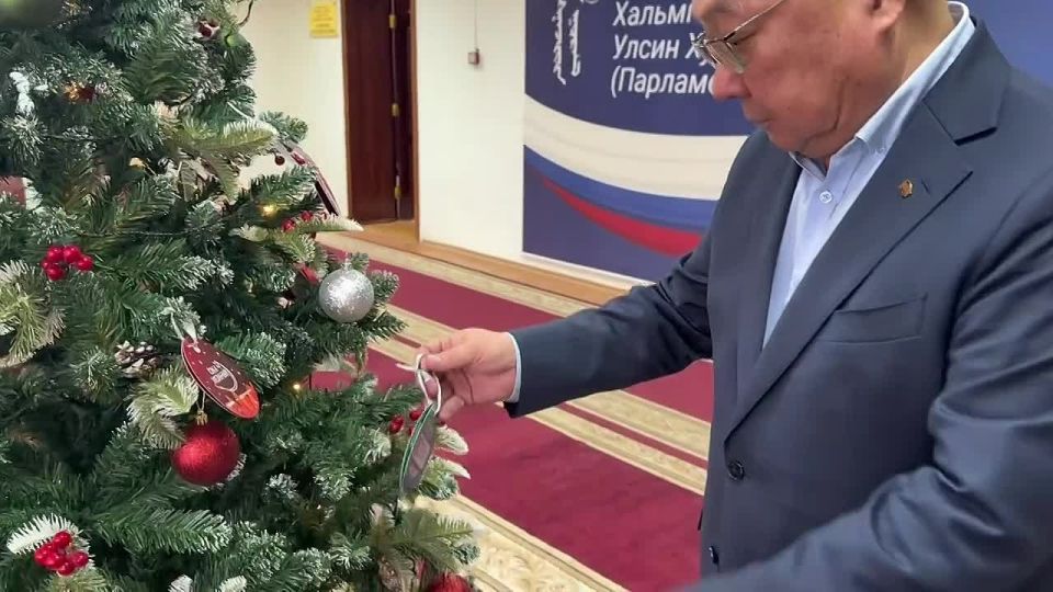 В Народном Хурале зажгла огни Елка желаний