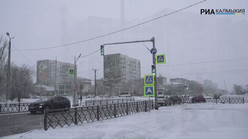 Элиста принарядилась!. Первый по-настоящему снежный день этого декабря подарил городу праздничное настроение и белое покрывало Смех, санки, снежки и снежные ангелы — улицы наполнились детским восторгом и ощущением чуда