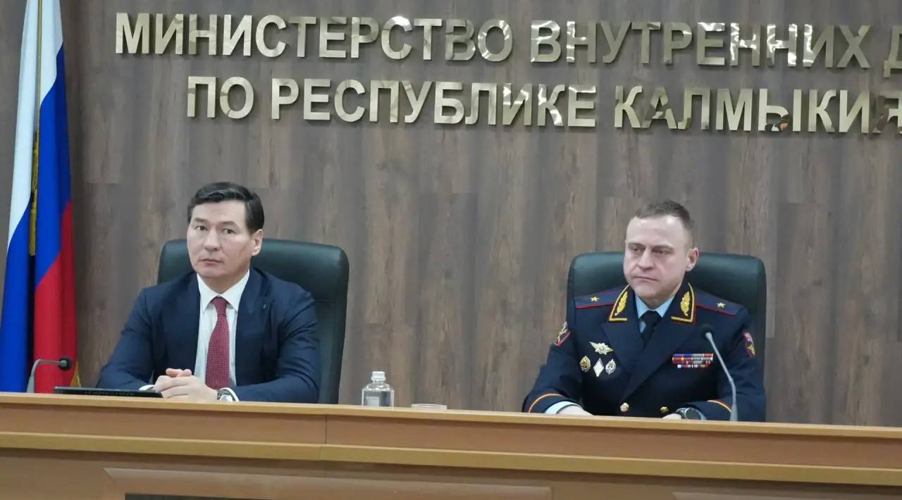 Артем Михайлов принял участие в заседании коллегии МВД Калмыкии