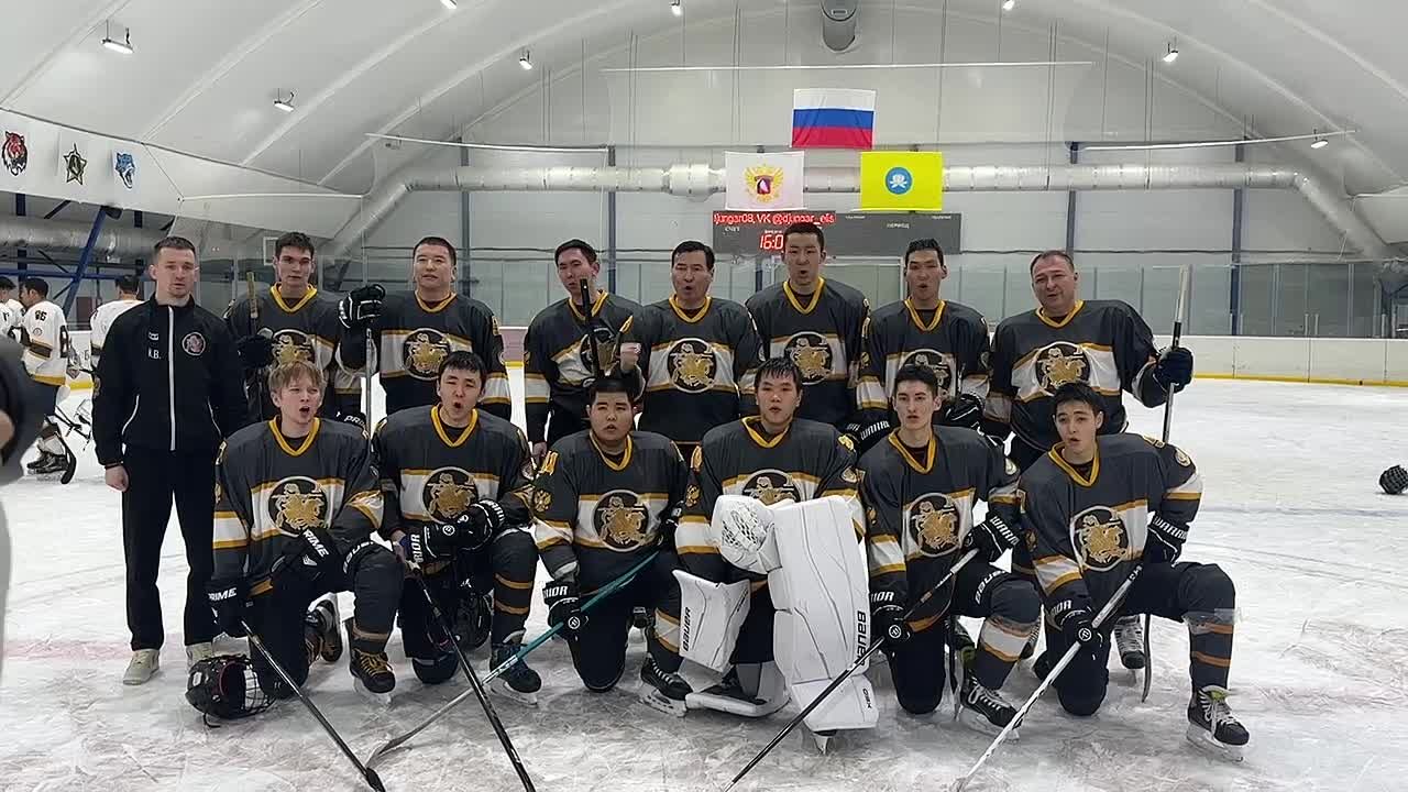 Команда КалмГУ - победители товарищеского матча