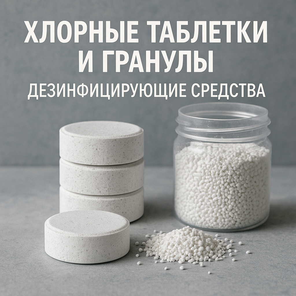 Хлорные таблетки и гранулы: эффективные дезинфекторы для вашего дома