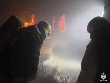 В Яшалтинском районе произошёл пожар в частном жилом доме, унёсший жизнь человека