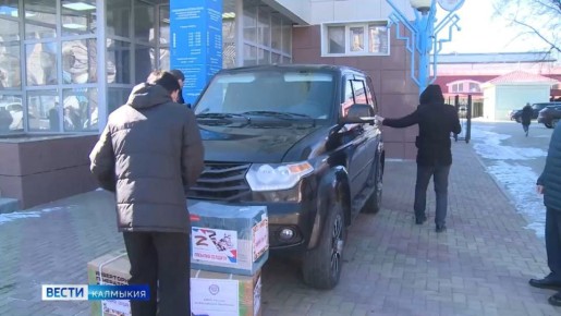 Машины из Калмыкии выручают военнослужащих при выполнении боевых задач