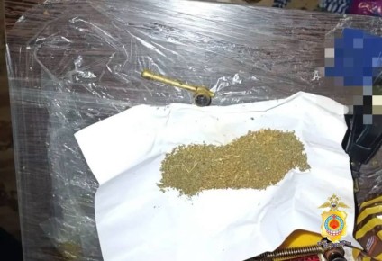 В Лагани сотрудники уголовного розыска совместно с сотрудниками подразделения по контролю за оборотом наркотиков в ходе оперативно-розыскных мероприятий выявили факт незаконного хранения наркотических средств