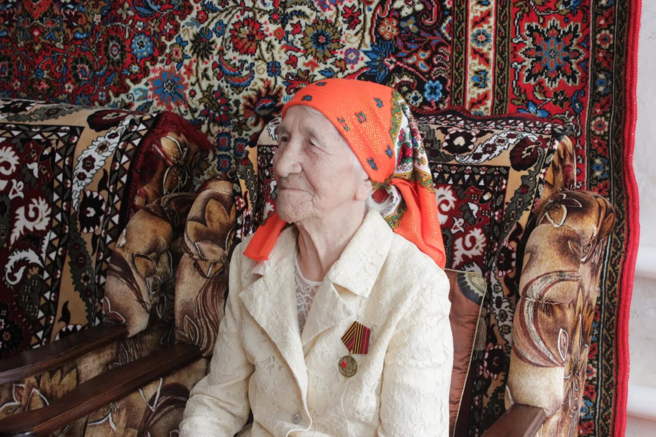 Сегодня 95-летие отмечает ветеран Великой Отечественной войны Матрёна Рябова