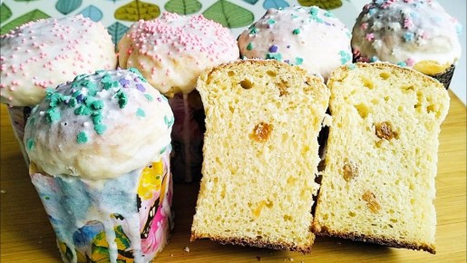 Уникальный творожно-дрожжевой кулич: мягкость и аромат на Пасху