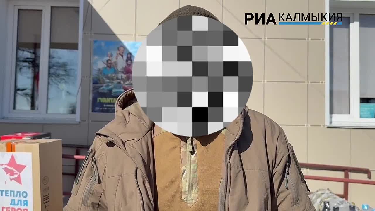 Военнослужащий «Буран», удостоенный медали имени Героя СССР Эрдни Деликова, обратился к жителям Калмыкии