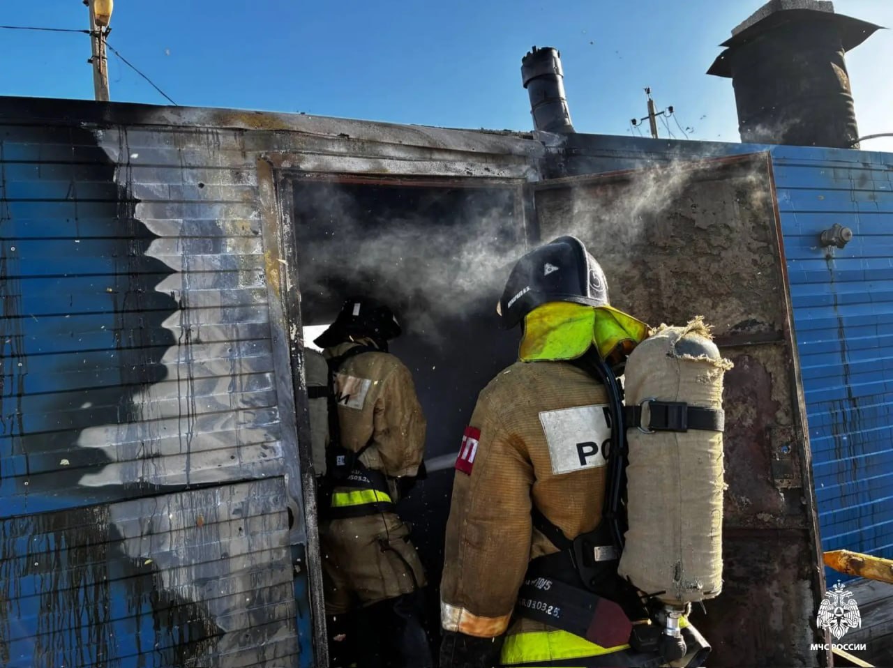 Пожар в Черноземельском районе потушен Пожар в Черноземельском районе потушен