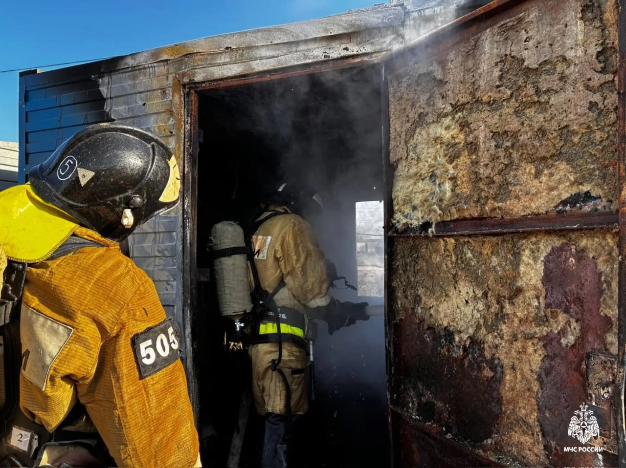 Пожар в Черноземельском районе потушен Пожар в Черноземельском районе потушен