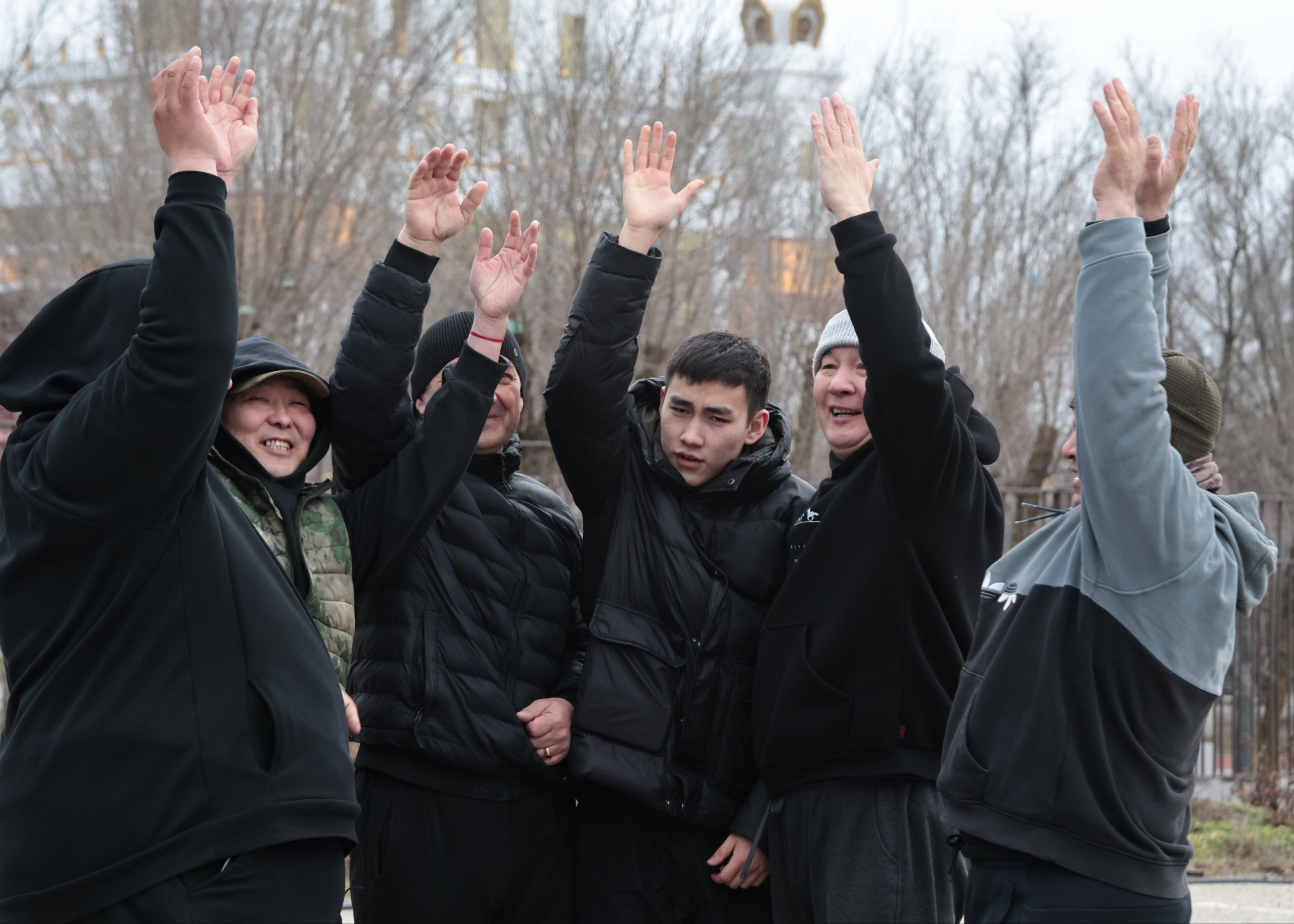 В рамках проекта «Герои-08» прошла утренняя зарядка В рамках проекта «Герои-08» прошла утренняя зарядка