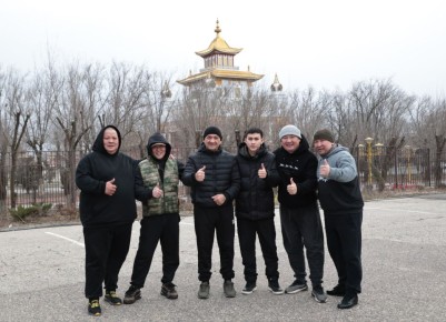 В рамках проекта «Герои-08» прошла утренняя зарядка