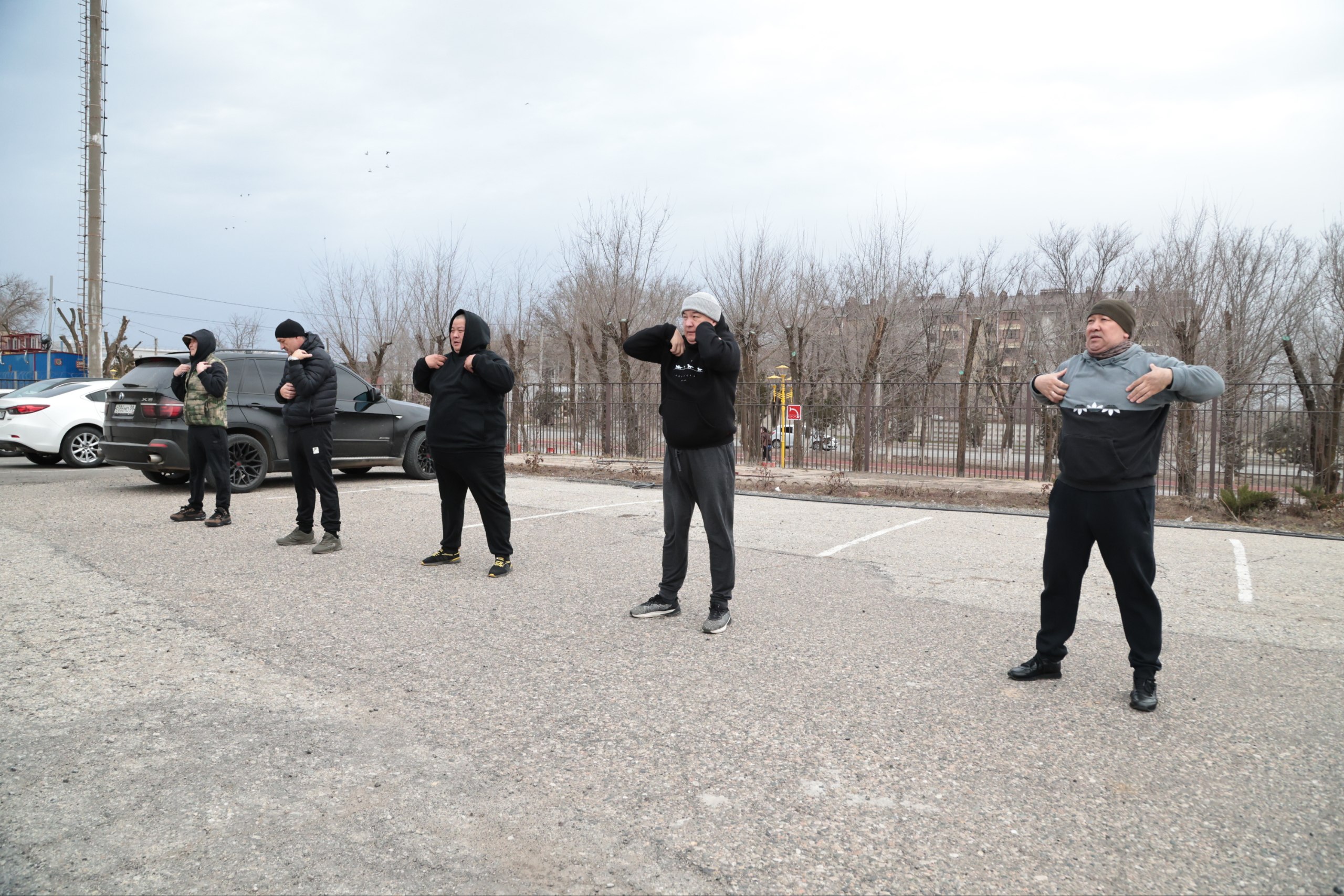 В рамках проекта «Герои-08» прошла утренняя зарядка В рамках проекта «Герои-08» прошла утренняя зарядка