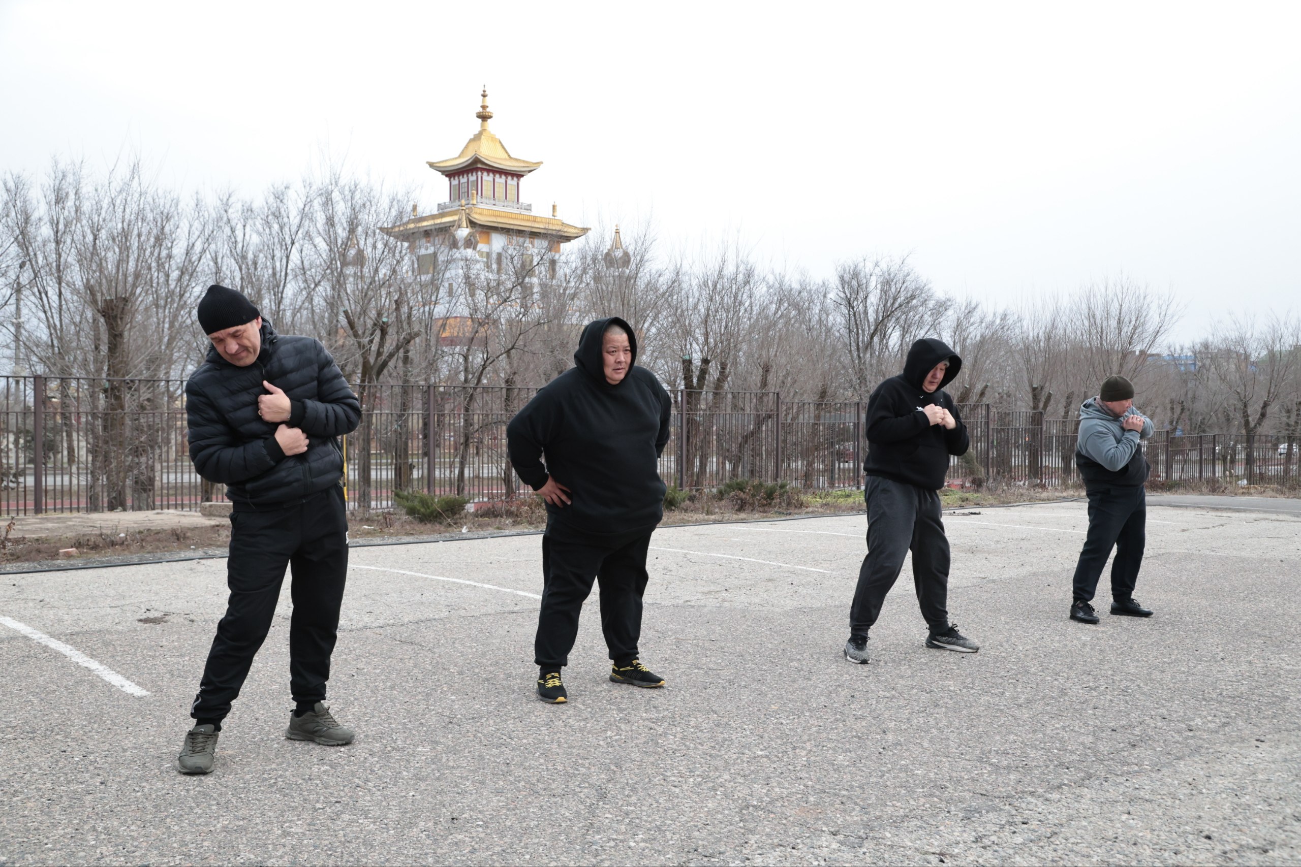 В рамках проекта «Герои-08» прошла утренняя зарядка В рамках проекта «Герои-08» прошла утренняя зарядка