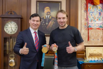 Калмыкию посетил олимпийский чемпион Андрей Зубарев