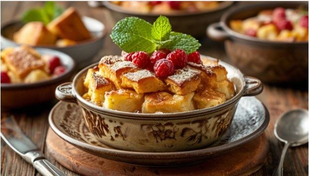 Хлебный пудинг: экономный и сытный вариант для завтрака