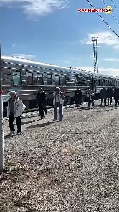 В Элисту прибыл туристский поезд «Цветущая степь»